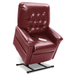 Pride Heritage LC-358 Power Lift Chair Recliner Arm Chairs, Recliners & Sleeper Chairs Pride Mobility Petite Wide - User Height: 5'3" and Below Burgundy - 100% Polyurethane (Sta-Kleen Fabrics) 