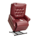 Pride Heritage LC-358 Power Lift Chair Recliner Arm Chairs, Recliners & Sleeper Chairs Pride Mobility Petite Wide - User Height: 5'3" and Below Garnet - Polyurethane Surface w/ Rayon Backing (Ultraleath Fabrics) 