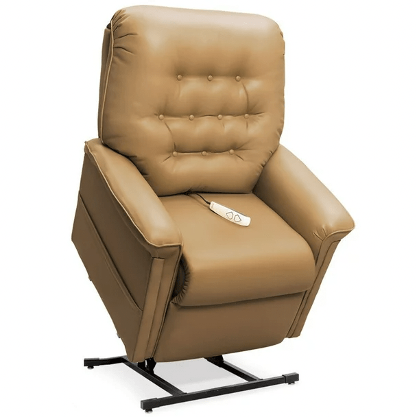 Pride Heritage LC-358 Power Lift Chair Recliner Arm Chairs, Recliners & Sleeper Chairs Pride Mobility Petite Wide - User Height: 5'3" and Below Pecan - Polyurethane Surface w/ Rayon Backing (Ultraleath Fabrics) 
