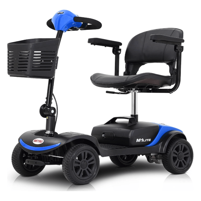 Metro Mobility M1 Lite 4-Wheel Mobility Scooter Mobility Scooters Metro Mobility Blue  