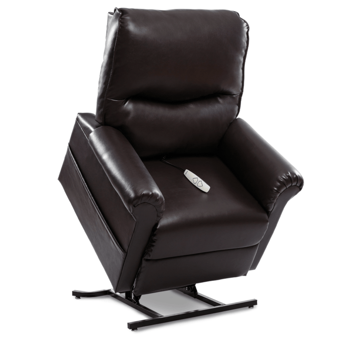 Pride Essential LC-105 Power Lift Chair Recliner 3-Position Arm Chairs, Recliners & Sleeper Chairs Pride Mobility Lexis Urethane - New Chestnut  