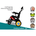 ComfyGo Majestic IQ-9000 Long Range Folding Electric Wheelchair With Optional Auto-Recline Wheelchairs ComfyGo   