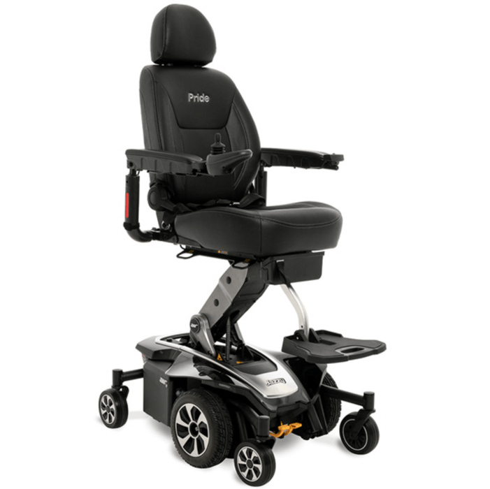 Pride Jazzy Air 2 Elevating Power Wheelchair Power Chair Pride Mobility Black Onyx  