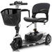 Vive Health 3 Wheel Mobility Scooter Mobility Scooters Vive Health Silver  