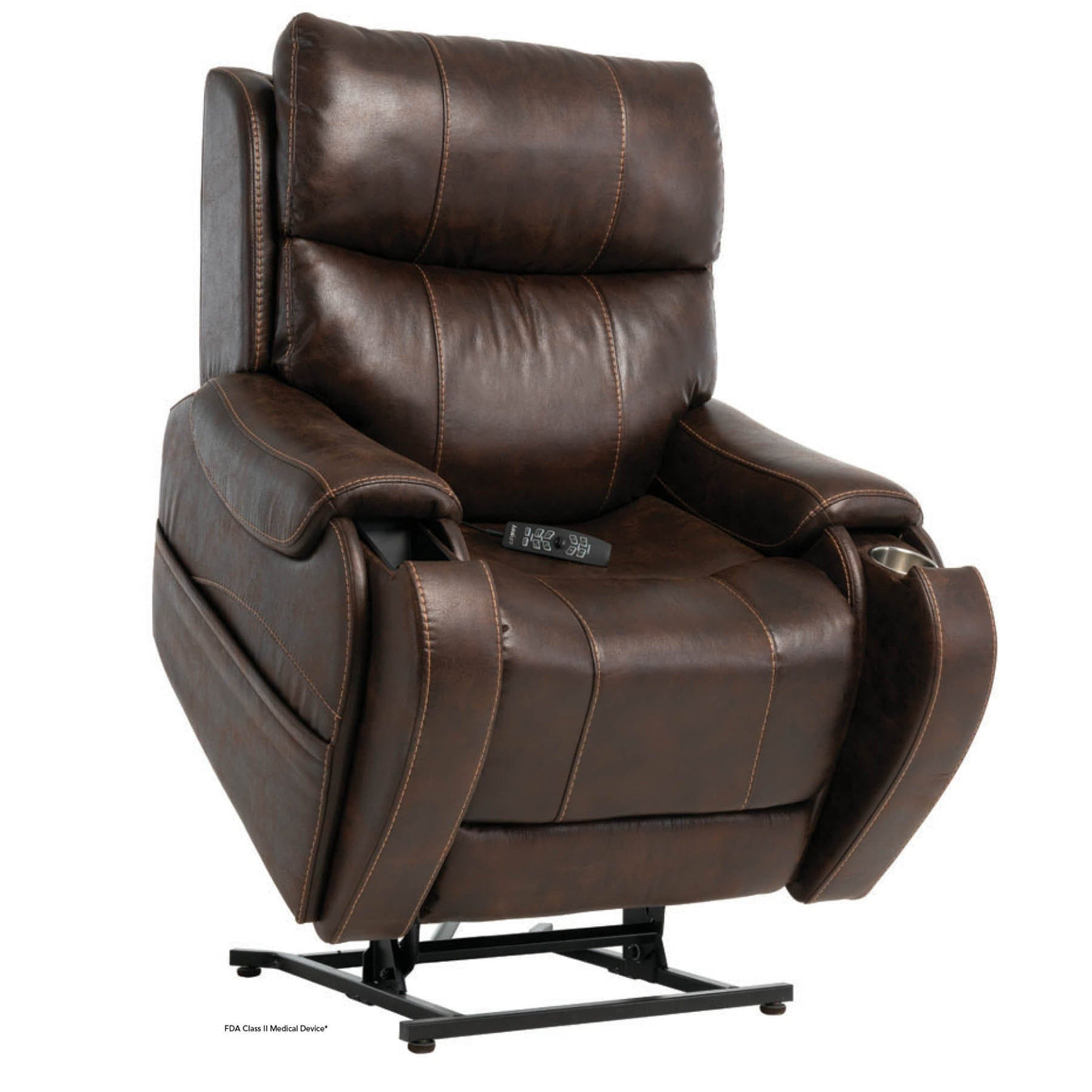 Pride VivaLift! Atlas PLUS 2 Lift Chair Recliner PLR-2985M Arm Chairs, Recliners & Sleeper Chairs Pride Mobility Badlands Walnut  