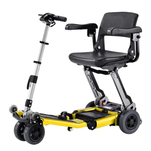 FreeRider Luggie Elite Foldable Mobility Scooter Mobility Scooters FreeRider Yellow  