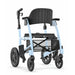 Triumph Prestige Hybrid 2 in 1 Rollator Wheelchair Walkers Triumph Mobility Sky Blue  
