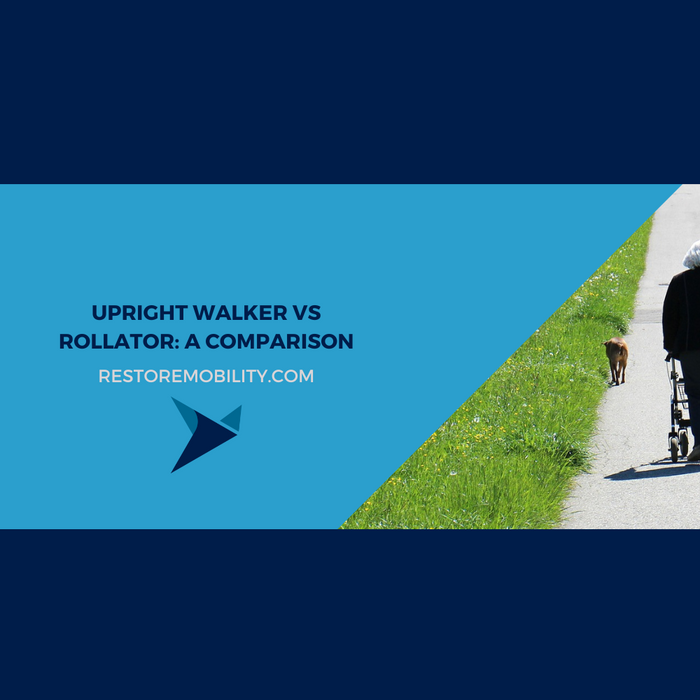 Upright Walker vs Rollator: A Comparison of Walking Aids