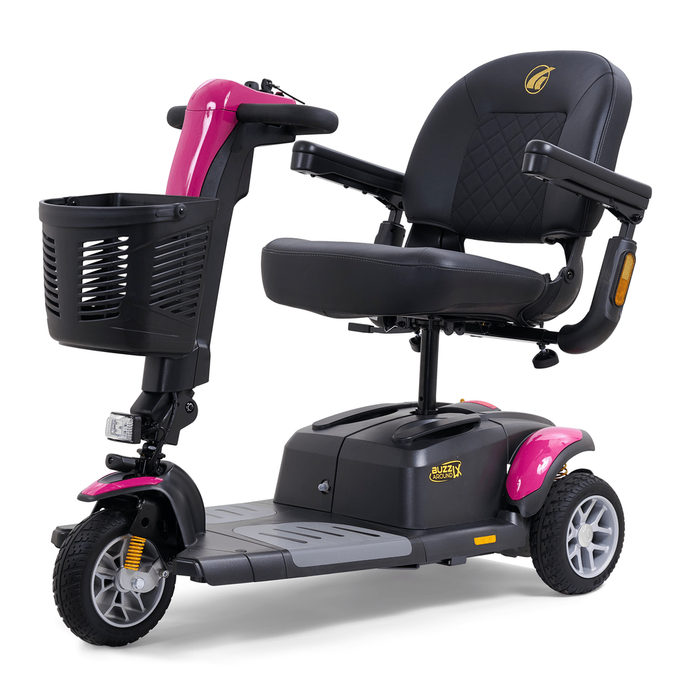 Golden Tech Buzzaround LX 3-Wheel Mobility Scooter GB119 Mobility Scooters Golden Technologies Orchid Pink