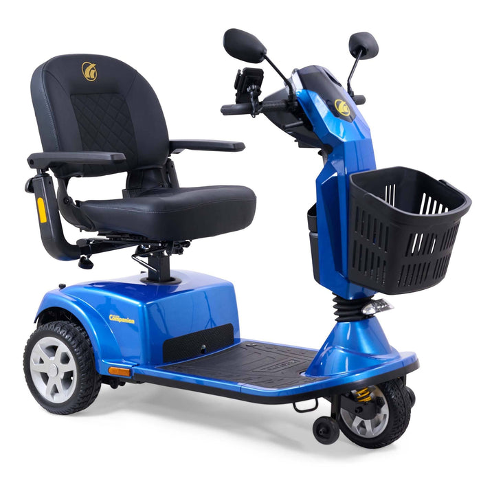 Golden Companion Full Size 3-Wheel Mobility Scooter GC340 Mobility Scooters Golden Technologies Azure Blue