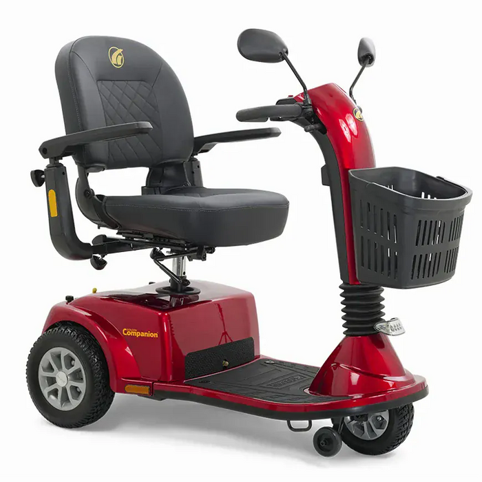 Golden Companion Mid Size 3-Wheel Mobility Scooter GC240 Mobility Scooters Golden Technologies Crimson Red