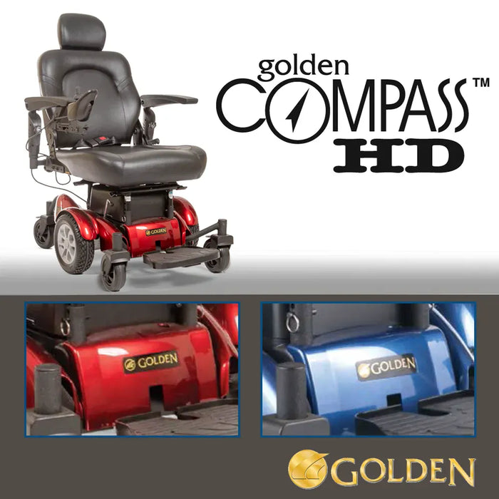 Golden Compass HD Heavy Duty Power Chair GP620 Wheelchairs Golden Technologies