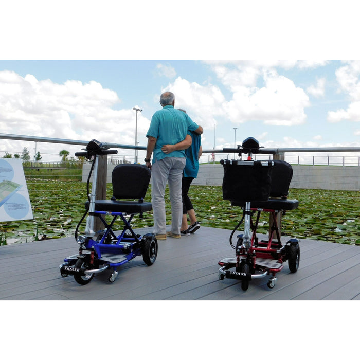 Triaxe Cruze Lightweight Foldable 3 Wheel Mobility Scooter by Enhance Mobility T3055 Mobility Scooters Enhance Mobility   