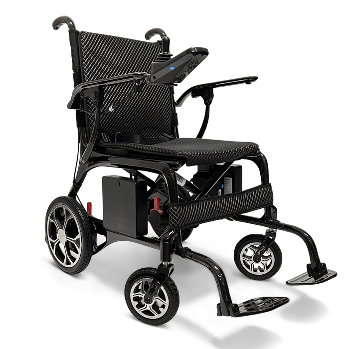 ComfyGo Phoenix 26 lbs Carbon Fiber Lightweight Power Wheelchair Power Chair ComfyGo Standard (No Remote Controller and Standard Textiles)  