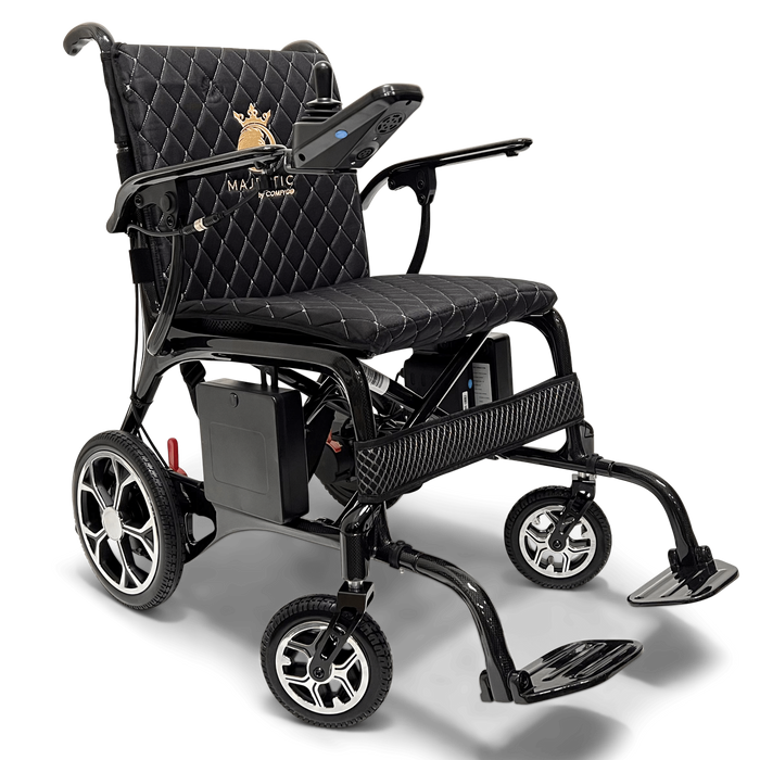 ComfyGo Phoenix 26 lbs Carbon Fiber Lightweight Power Wheelchair Power Chair ComfyGo Upgraded (Includes Remote Controller & Upgraded Textiles)  