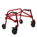 Circle Specialty Klip 4-Wheeled Pediatric Walker Walkers Circle Specialty Extra Small (only comes in red) Standard 5" Wheels No Seat