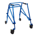 Circle Specialty Klip 4-Wheeled Pediatric Walker Walkers Circle Specialty Large (only comes in blue) Standard 5" Wheels No Seat