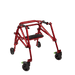 Circle Specialty Klip 4-Wheeled Pediatric Walker Walkers Circle Specialty Small (only comes in red) Standard 5" Wheels With Seat