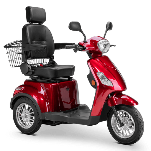Bespoke Legacy Recreational 3-Wheel Mobility Scooter Mobility Scooters Bespoke Mobility Red Black Chrome