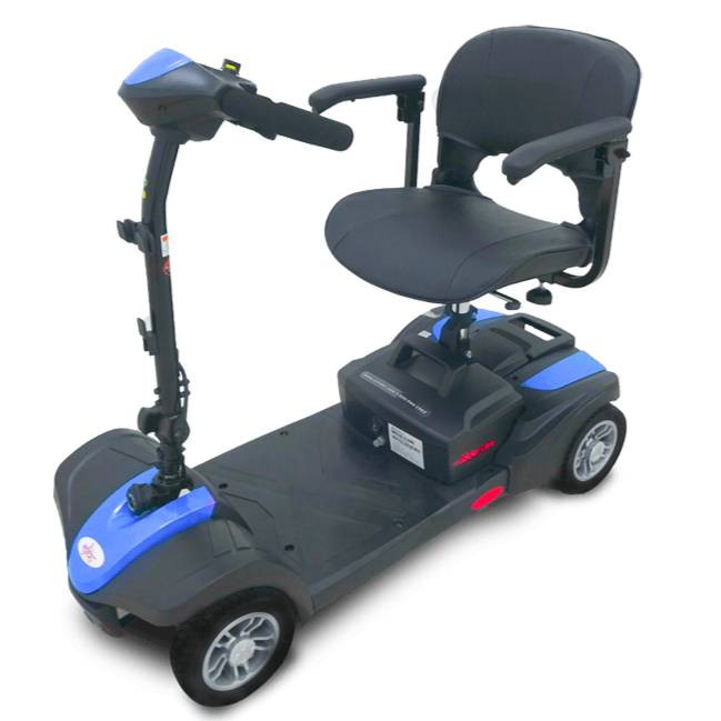4 Wheel Mobility Scooter For Seniors - Up To 280 Lbs Capacity, 20 Miles Range, 4MPH Top Speed | Foldable & Road Legal