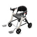 Roamate 3-in-1 Rollator & Electric Wheelchair Walkers Enhance Mobility White