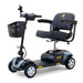 Golden Buzzaround XL 4-Wheel Mobility Scooter GB124-STD Mobility Scooters Golden Technologies Standard (17" W x 14.5" D) Extended 22AH (Up to 18 mile range) + ($250) Stone Grey + ($58)