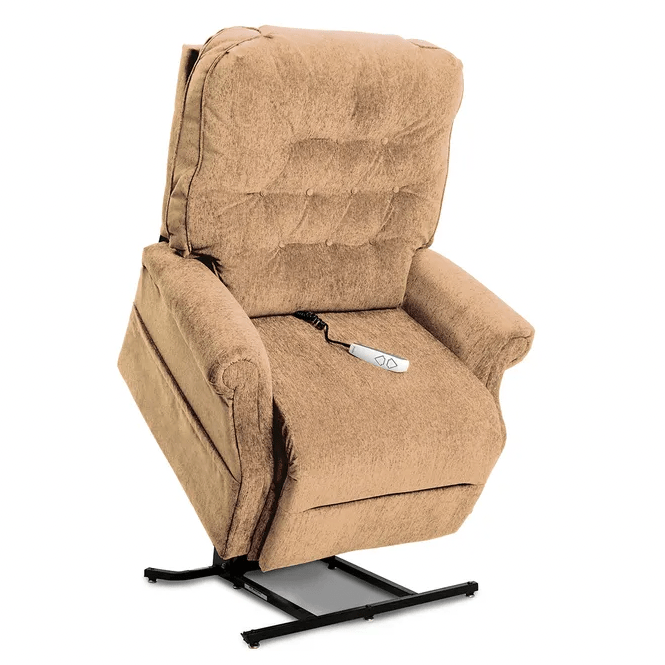 Pride Heritage LC-358 Power Lift Chair Recliner Arm Chairs, Recliners & Sleeper Chairs Pride Mobility Small - User Height: 5'3" and Below Sand - 100% Polyester (Crypton Aria Fabrics) 