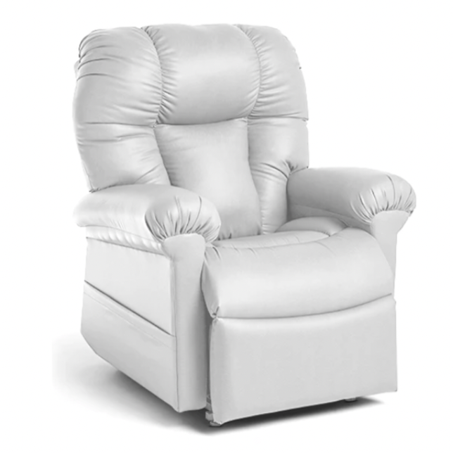 Perfect Sleep Chair Power Lift Recliner with Heat and Massage by Journey Health Arm Chairs, Recliners & Sleeper Chairs Journey MiraLux (Unique high quality/breathable fabric) Deluxe 5 Zone  (Lower body; Upper body; Lumbar; Neck; Sleep Tilt) Light Grey Spectra (MiraLux)