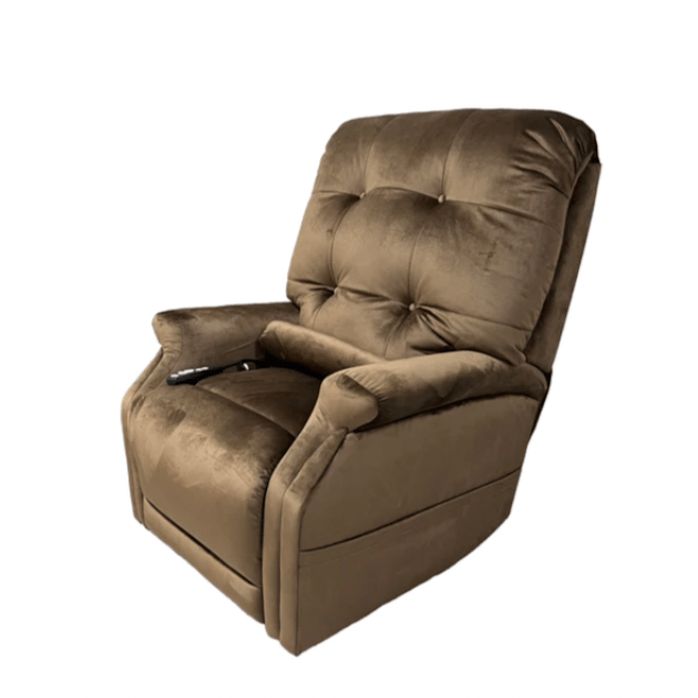 Perfect Sleep Chair Power Lift Recliner with Heat and Massage by Journey Health Arm Chairs, Recliners & Sleeper Chairs Journey MicroLux (Super soft microfiber material) Petite 2 Zone (Lower body; Upper body) Chocolate (MicroLux)