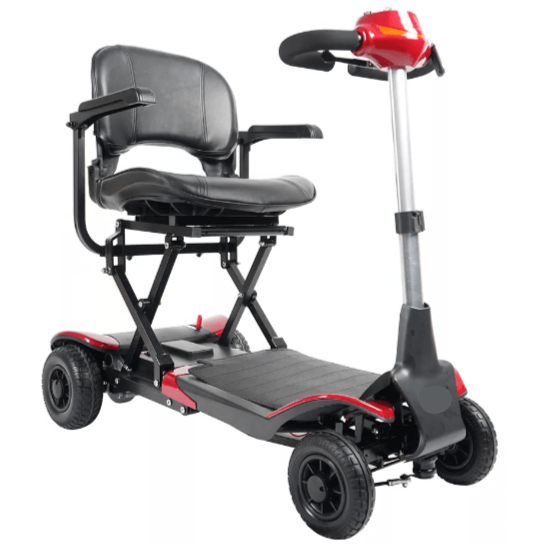 JBH Auto Folding Lightweight Mobility Scooter FDB01 Mobility Scooters JBH Medical Red  