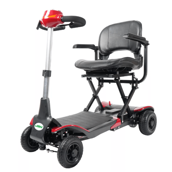 JBH Auto Folding Lightweight Mobility Scooter FDB01 Mobility Scooters JBH Medical Red  