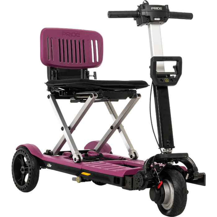 Pride i-Go 3-Wheel Folding Mobility Scooter SC20 Mobility Scooters Pride Mobility Sugar Plum  