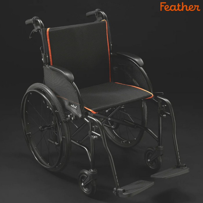 Feather Chair 13.5 lbs Ultra Light Featherweight Wheelchair by Feather Wheelchairs Feather   