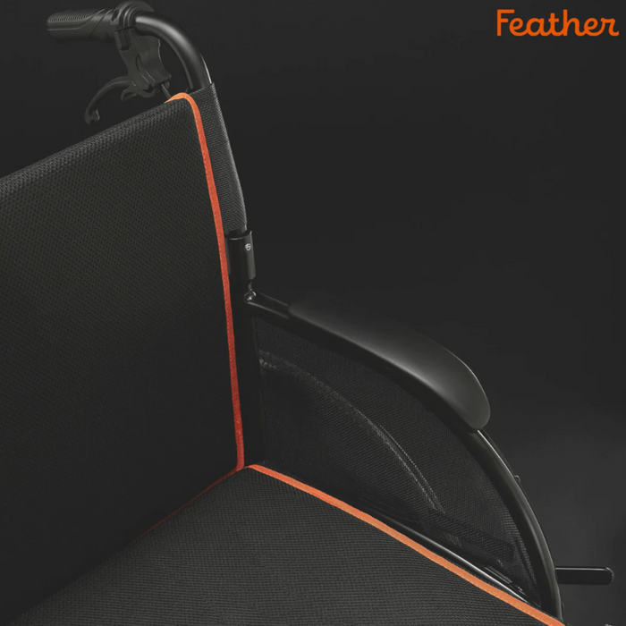 Feather Chair 13.5 lbs Ultra Light Featherweight Wheelchair by Feather Wheelchairs Feather   