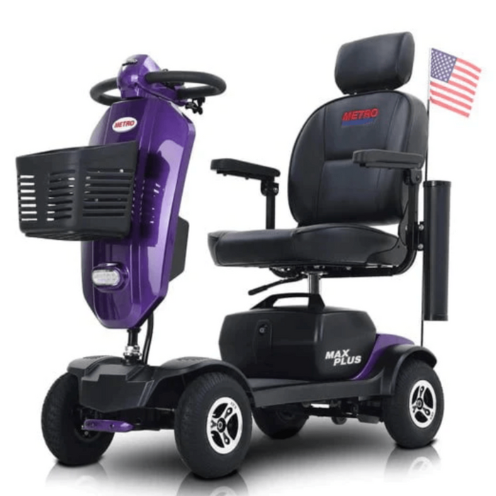 Metro Mobility MAX PLUS Full-Size Mobility Scooter Mobility Scooters Metro Mobility Purple  