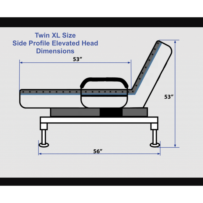 UPbed Standard Sleep To Stand Adjustable Bed by Journey Health Adjustable Beds Journey   