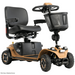 Pride Baja Bandit 4-Wheel Mobility Scooter Mobility Scooters Pride Mobility Tan Standard 20 AH Battery - 14.5 mile range ($0) Standard 18" W X 17" D ($0)