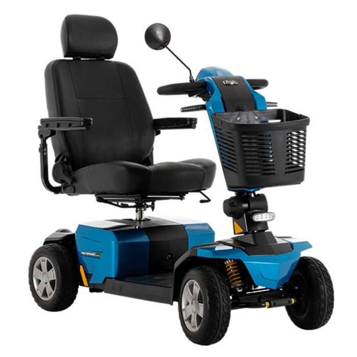 Pride Victory LX Sport 4-Wheel Mobility Scooter Mobility Scooters Pride Mobility True Blue Standard High Back - 18" W X 18" D ($0) 