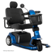 Pride Maxima 3-Wheel Mobility Scooter Mobility Scooters Pride Mobility Ocean Blue Standard Seat ($0) 