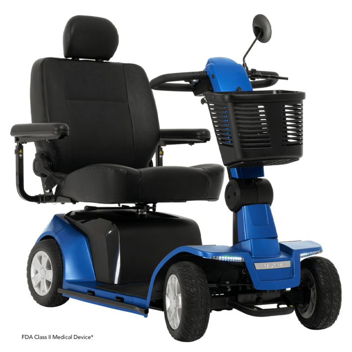 Pride Maxima 4-Wheel Mobility Scooter Mobility Scooters Pride Mobility Ocean Blue Standard Seat ($0) 