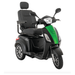 Pride Baja Raptor 2 Outdoor 3-Wheel Mobility Scooter Mobility Scooters Pride Mobility Black with Green Machine Panel  