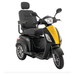 Pride Baja Raptor 2 Outdoor 3-Wheel Mobility Scooter Mobility Scooters Pride Mobility Black with Lemon Crush Panel  