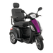 Pride Baja Raptor 2 Outdoor 3-Wheel Mobility Scooter Mobility Scooters Pride Mobility Black with Pink Topaz Panel  