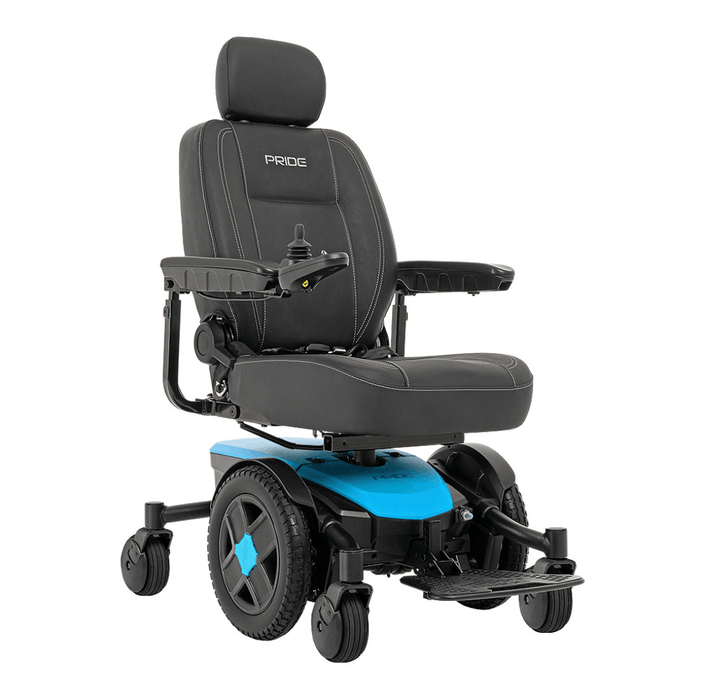 Pride Jazzy EVO 613 Power Wheelchair Power Chair Pride Mobility Iceberg Blue (Matte) Sealed Lead Acid Battery - 17 mile range ($0) 