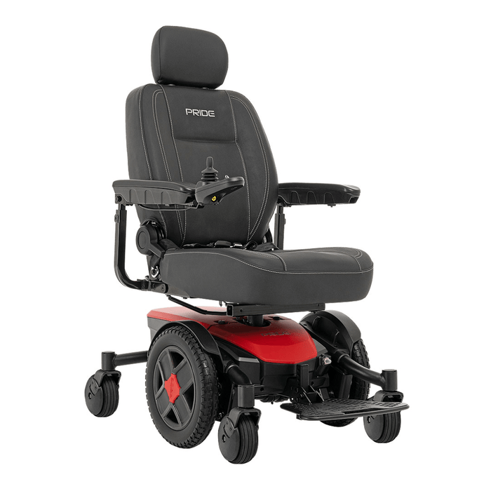 Pride Jazzy EVO 613 Power Wheelchair Power Chair Pride Mobility Red (Matte) Sealed Lead Acid Battery - 17 mile range ($0) 
