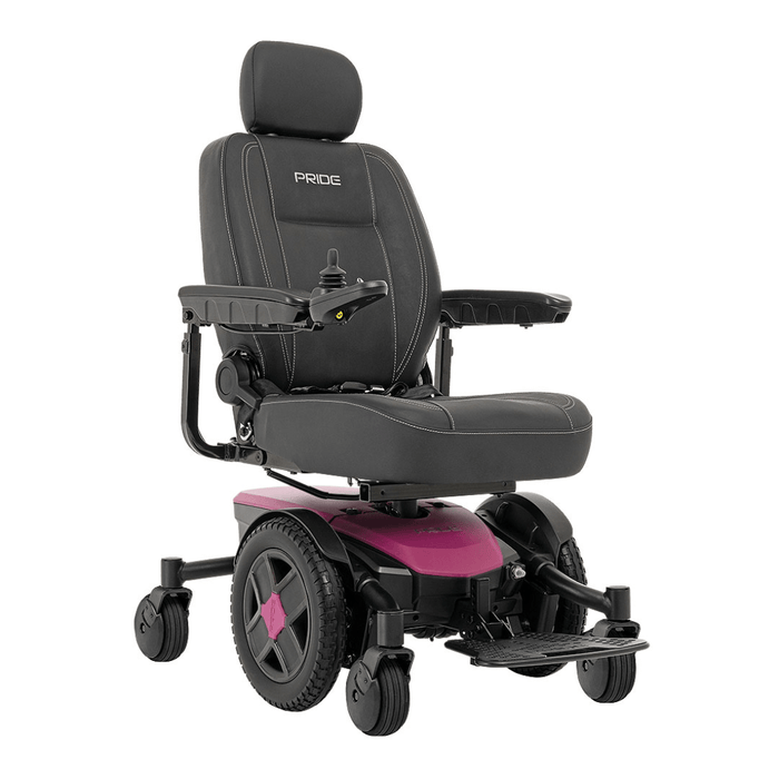 Pride Jazzy EVO 613 Power Wheelchair Power Chair Pride Mobility Sugar Plum (Matte) Sealed Lead Acid Battery - 17 mile range ($0) 