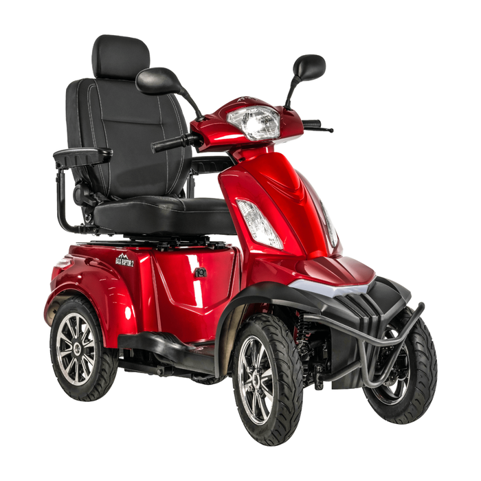 Pride Baja Raptor 2 4-Wheel Outdoor Mobility Scooter Mobility Scooters Pride Mobility Candy Apple Red  