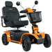 Pride Pursuit 2 Outdoor 4-Wheel Mobility Scooter Mobility Scooters Pride Mobility Orange 50 AH Lithium Battery ($0) High Back Captain Seat - 16 X 16-18” ($0)