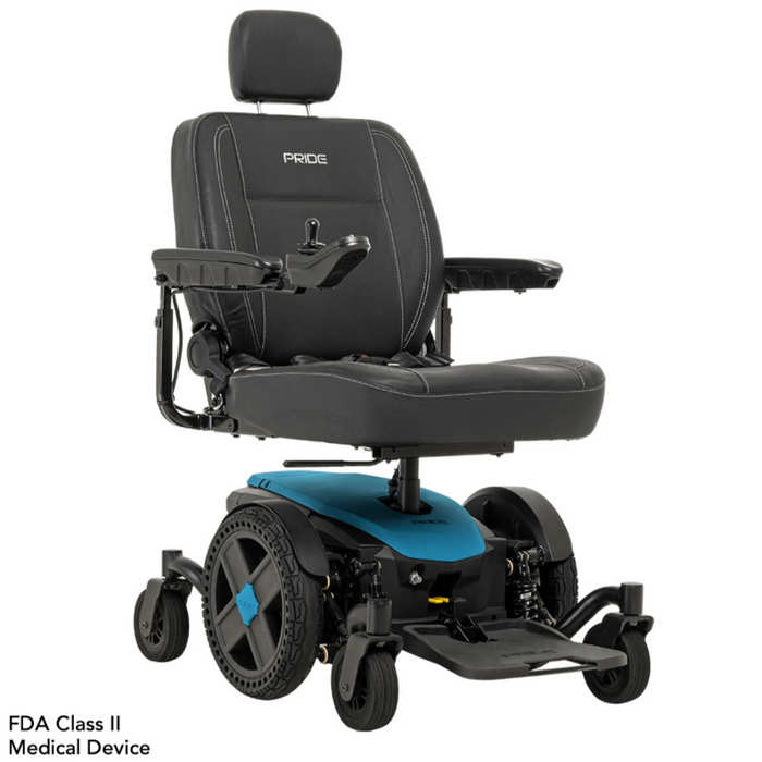 Pride Jazzy EVO 614 Power Wheelchair Power Chair Pride Mobility Iceberg Blue (Matte)  