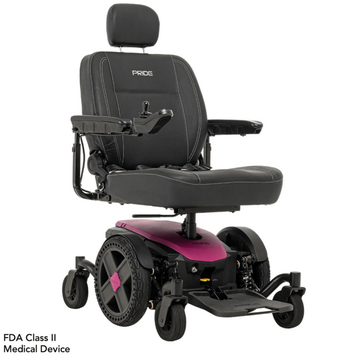 Pride Jazzy EVO 614 Power Wheelchair Power Chair Pride Mobility Sugar Plum (Matte)  